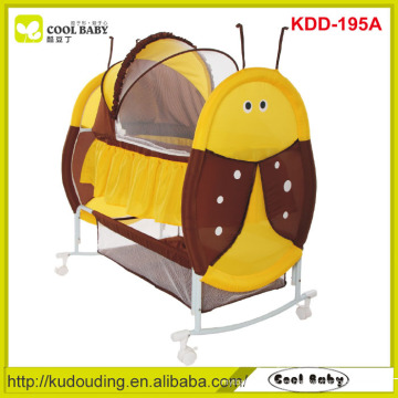 Fabricante NEW Baby Cradle Swing cama portátil de bebé cuna para la mariposa de los niños Mosquito Net